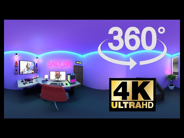 Virtual Reality 360⸰ Space | GAMING ROOM SETUP |