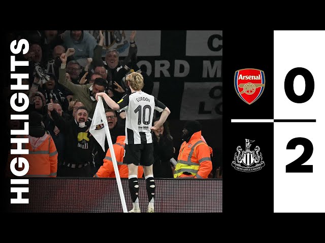 Arsenal 0 Newcastle United 2 | Carabao Cup Highlights