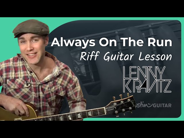 Always On The Run Riff Guitar Lesson | Lenny Kravitz