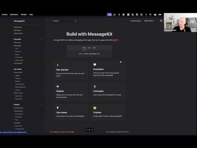 Build mini-apps with MessageKit