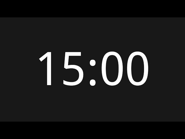 15 Minute Countup [No Copyright Timer]