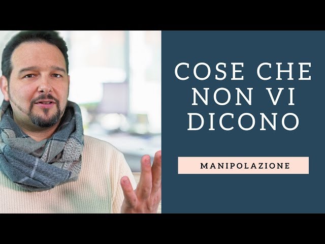 TRE COSE CHE NON VI RACCONTANO