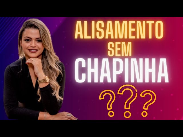 Como fazer Alisamento sem chapinha ou prancha? VEM COMIGO