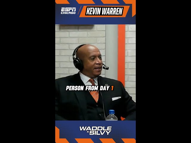 #chicagobears Kevin Warren - Ben Johnson was always "..number 1 of 1"