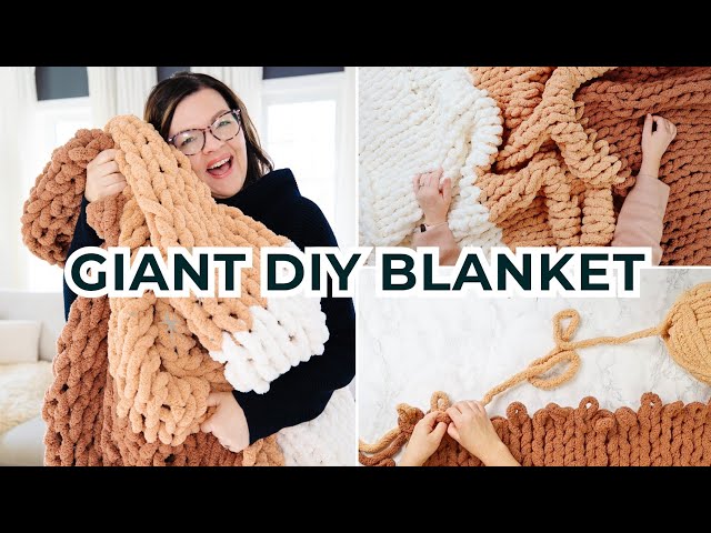 How to Knit a Chunky Blanket in a Day: No Needles Required!