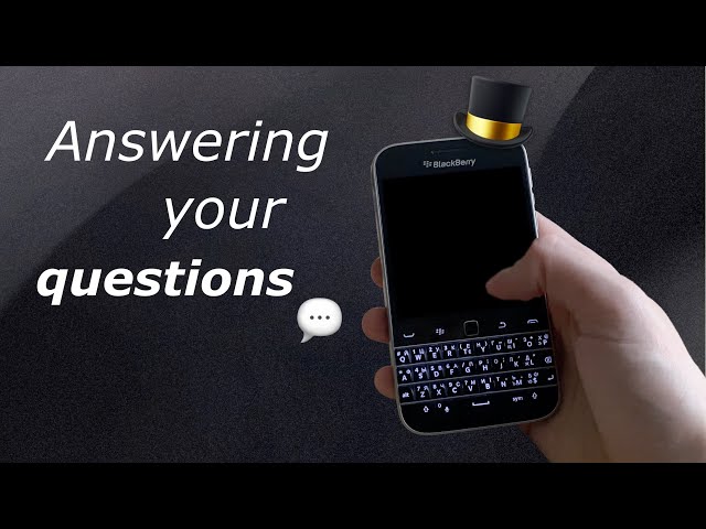 I’m using BlackBerry Classic in 2024! What happened one year later