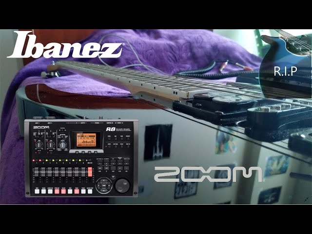 Ibanez GRG170DX Black Knight Electric Guitar + Zoom R8 Recorder REVIEW