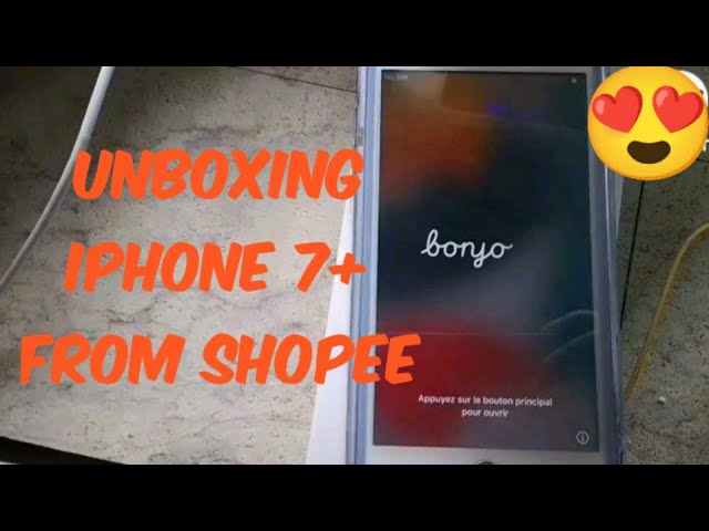 UNBOXING IPHONE 7+ FROM SHOPEE