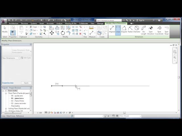 Revit tutorial: how to split a line in equal segments