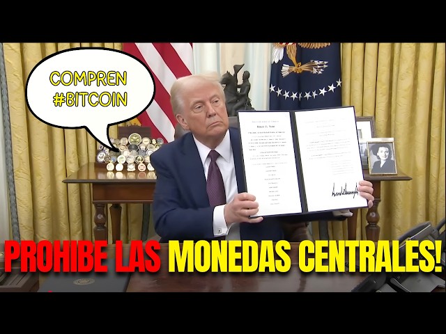 DONALD TRUMP CUMPLE!!! FIRMA ORDEN EJECUTIVA PRO #bitcoin