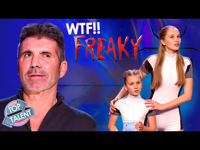 SCARIEST Girls EVER on Got Talent! Do NOT Freak OUT❗