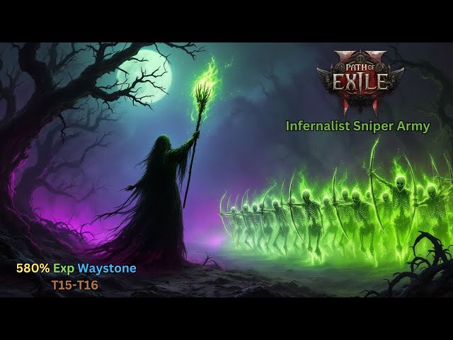 Path of Exile 2: Easy Mapping ! Waystones T15-T16 (Endgame) Summoner Minion Army Infernalist!