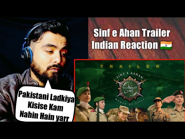 Indian Reaction | Drama Serial Sinf e Ahan Trailer | ISPR