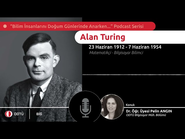 Doğum günün kutlu olsun  Alan Turing!🧁 Bilim İnsanları Podcast Serisi Bölüm 4 🎙