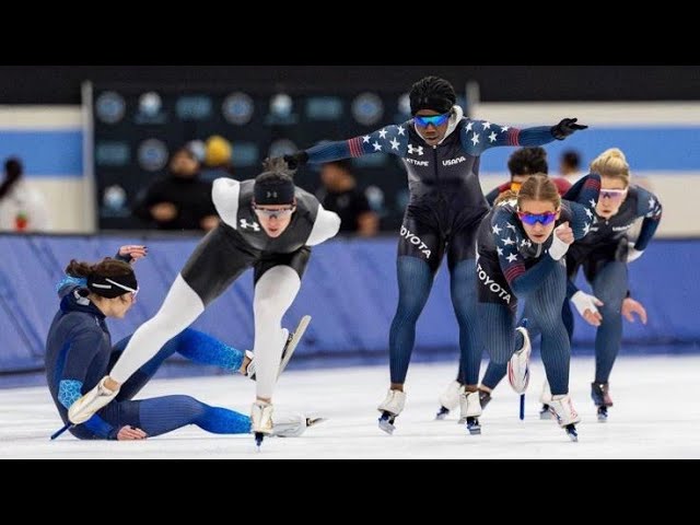 10.000m Speedskating workout - ISU international team at Utah Olympic Oval (feat. Viktor Thorup)