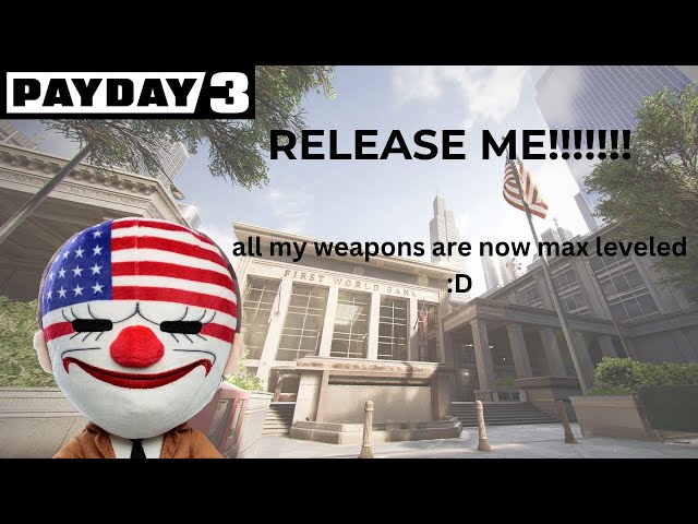 All weapons max level in payday 3.