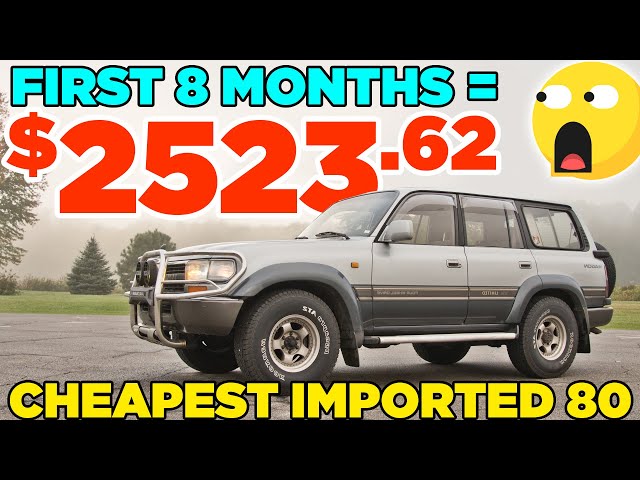 Toyota Land Cruiser Maintenance/Repair Cost: 8 Months of owning an imported JDM 80 Series VX Limited