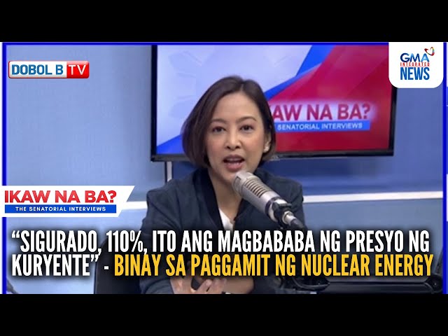 Binay, idiniin na nuclear energy ang sagot isyu ng kuryente | Ikaw Na Ba? The Senatorial Interviews