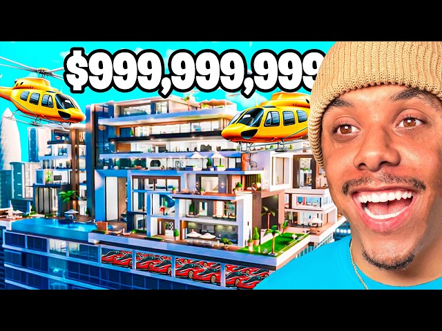 I Built The RICHEST MAX LEVEL GIGA PENTHOUSE TYCOON... 100% COMPLETE!!