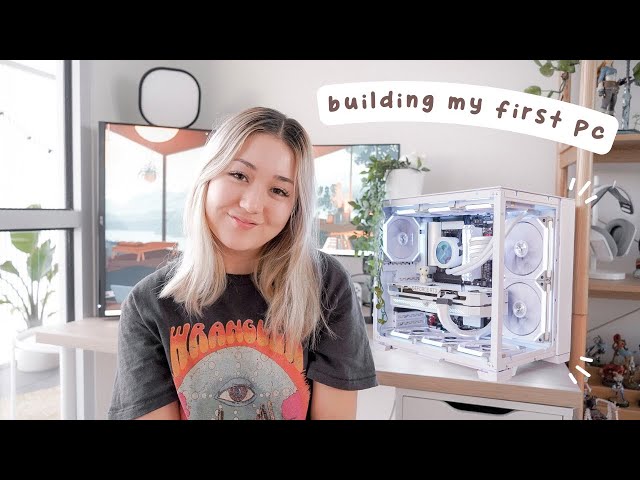 💻 building my first pc | white aesthetic | lian li 011 mini, rtx 3070 🤍