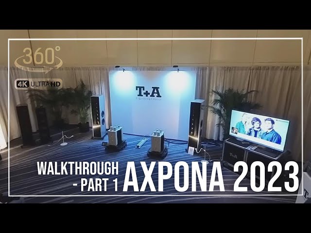 4k 360º Video Of The Best Audio Gear At Axpona 2023 - You Pick The View! Part 1