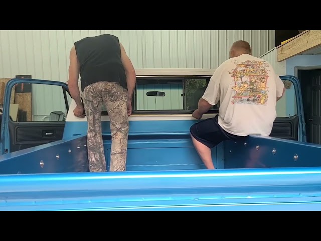 C10 rear window removal and installation