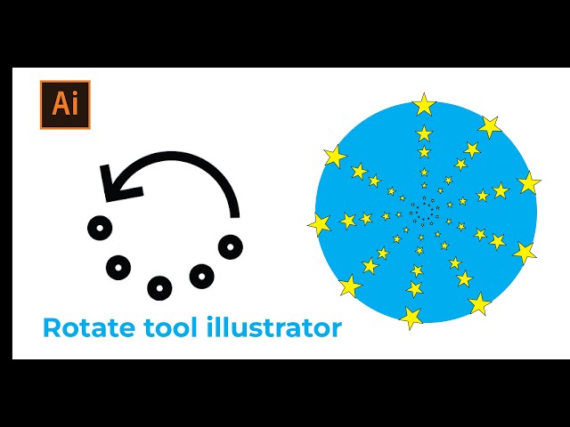 How to use Rotate Tool in Illustrator | Faraz GFX Design #graphicdesign #illustratortutorial