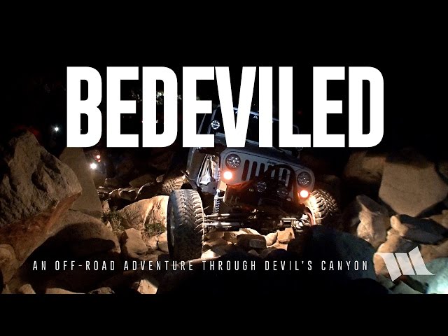 Jeep Wrangler Off Road on Devil’s Canyon Jeep Trail near Anza-Borrego & San Diego : BEDEVILED