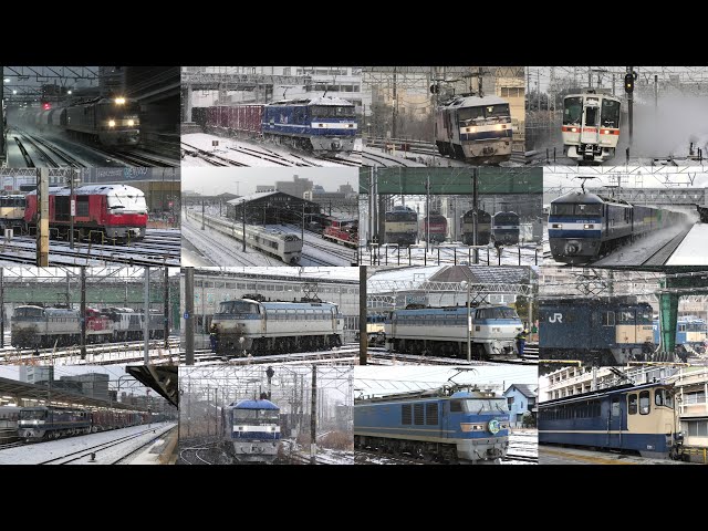 【最強寒波到来】雪化粧した名古屋地区で雪中貨物鉄をしました！⛄⛄❄❄【2025年2月8日・雪鉄】