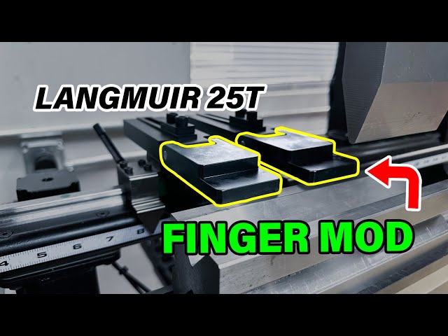 Backgage Finger Upgrade – Langmuir Pressbrake Titan 25T