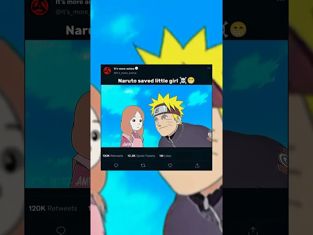 Naruto saved little girl...😁😝