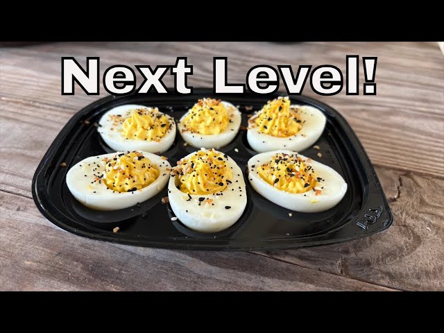 Everything Bagel Deviled Eggs | Copycat Recipe