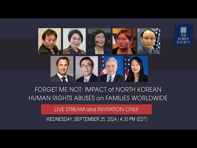 Forget Me Not: Impact of North Korean Human Rights Abuses on Families Worldwide