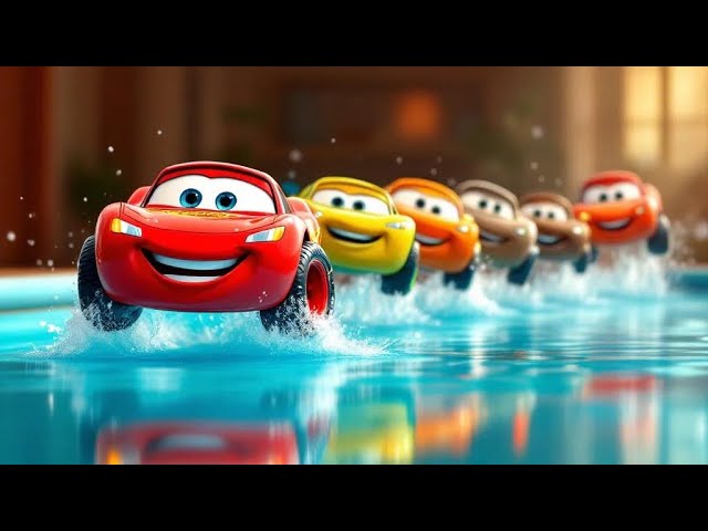 Get Ready to Race with Lightning McQueen, Fillmore, and Sally