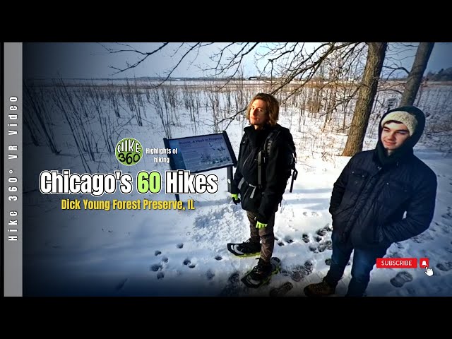 Highlights of hiking Dick Young Forest Preserve, IL - Chicago's 60 Hikes (Hike 360° VR Video)