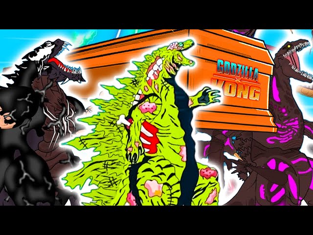 Evolution Of GODZILLA EARTH & KONG, MECHAGODZILLA Playing Squid Game 2 - Coffin Dance Song (COVER)