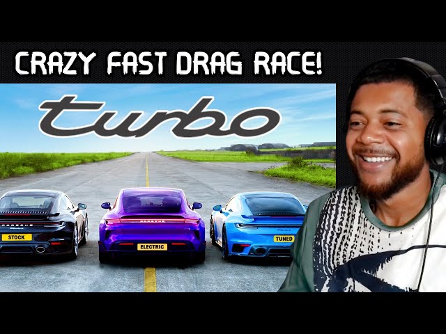 Fastest Porsche Drag Race | Reaction