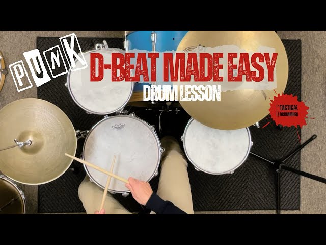 Punk D-Beat Made Easy: Drum Lesson