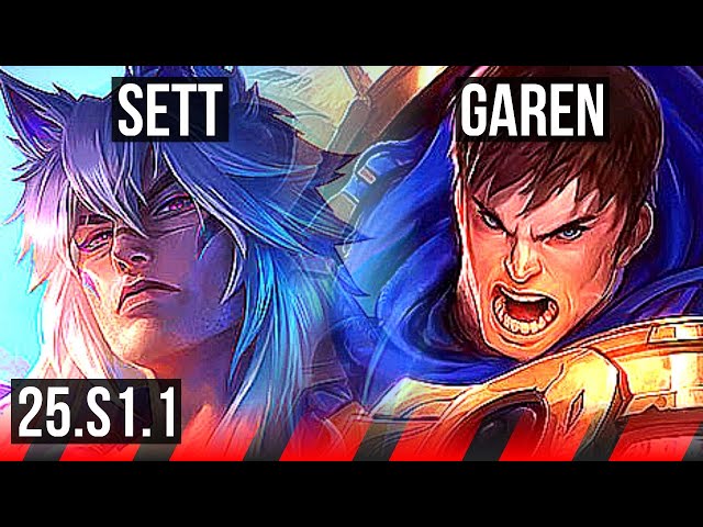 SETT vs GAREN (TOP) | NA Master | 25.S1.1