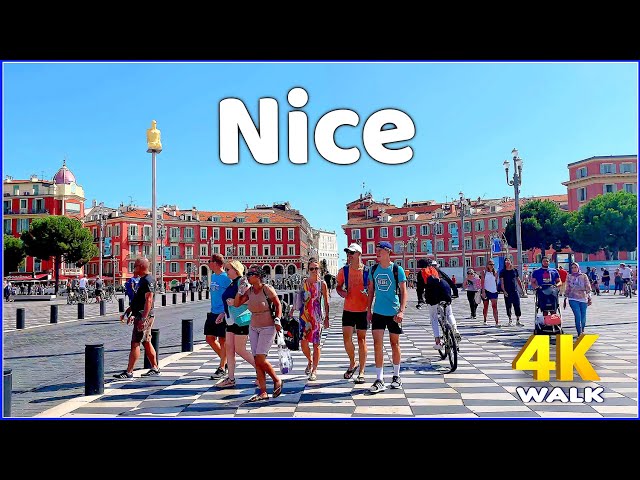 【4K】𝐖𝐀𝐋𝐊 ➜ NICE 🇫🇷 FRANCE - VIDEO WALKING Travel channel !!