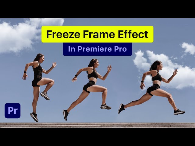 FREEZE FRAME Clone Trail Effect in Premiere Pro | Tutorial FAST & EASY