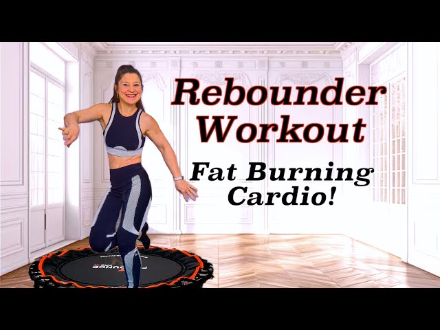 Rebounder trampoline workouts. Rebounder exercises for Weight Loss & Strength Training. Fat Burning