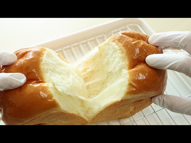 [Hand Kneading] soft cotton candy Milk loaf bread recipe