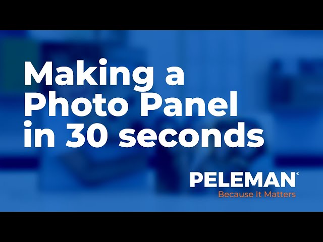 Let's make a Photo Panel!