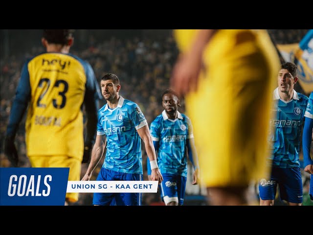 🎬 Union SG - KAA Gent: 3-2 (Croky Cup 1/8e finale)