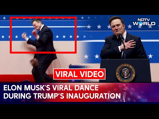 Elon Musk Nazi Salute | Elon Musk's Viral Dance As He Celebrates Donald Trump's Victory