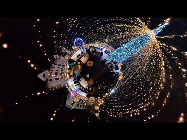 360° 4K | 🎄 Oradea Christmas Market Walk – ✨ Festive Lights & Holiday Cheer in Romania