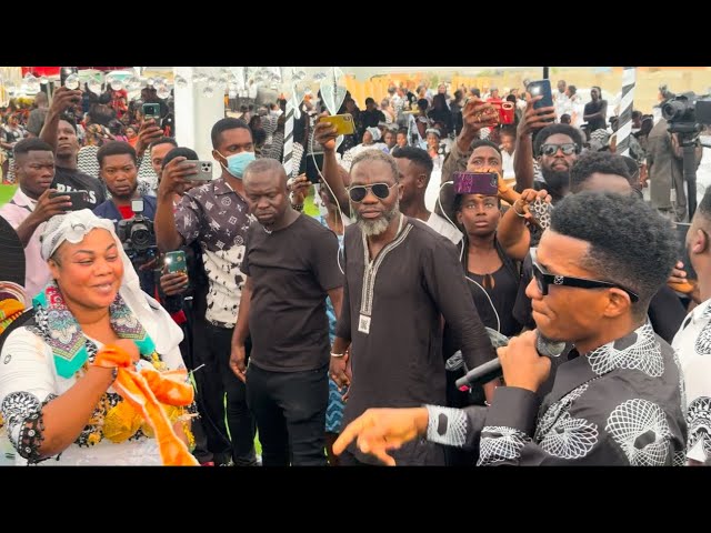 Kofi Kinaata Surprise Performance at Empress Gifty Mother’s Funeral