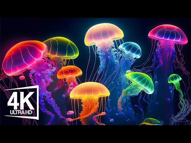 The Best 4K Aquarium - The Colors of the Ocean, The Sound Of Nature