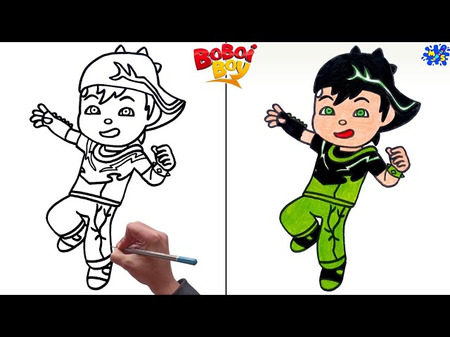 How to draw BoBoiBoy Thorn